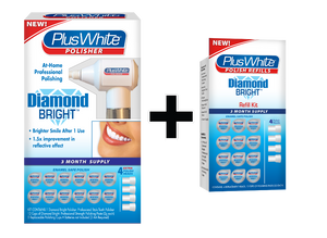 Plus White Polisher +  FREE 3 Months Refill Supply of Polish and Polish Heads